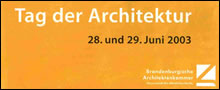 Logo Tag der Architektur 2003